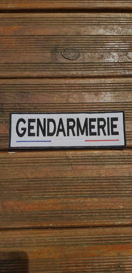 Identifications Gendarmerie Basse Visibilité 22x7cm – Image 3