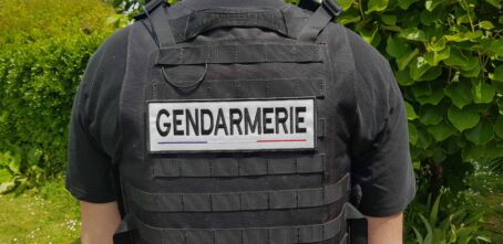 Identifications Gendarmerie Basse Visibilité 22x7cm – Image 2