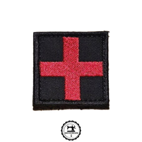 Écusson médic médecin croix rouge 5cm